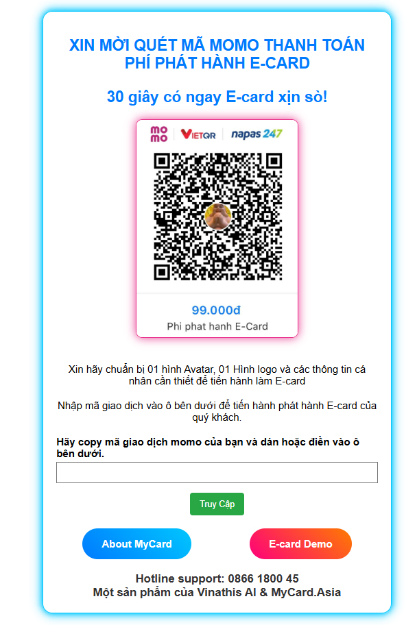 Hình ảnh minh họa trang tạo E-Card